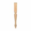 Outwater Architectural Products by 35-1/4in H x 3-1/2in Square Solid Oak Wood Island Leg, 4PK 5APD11910